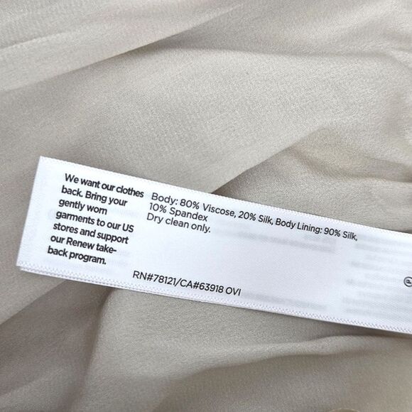 Eileen Fisher Wide Leg Pants Womens Size Petite Large Beige Velvet Lagenlook - Picture 9 of 9